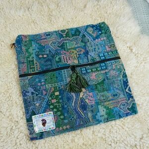 VTG Tapestry Cross Body Messenger Bag Carpet Fabric Boho Purse Hippie Festival